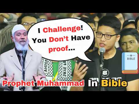 Young Man Regrets to Challenge Dr. Zakir Naik, Q: Where is Muhammad ﷺ in the Bible? Bible vs Quran