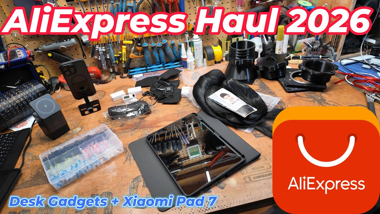 My First AliExpress Haul of 2026 | Cheap Desk Finds to Xiaomi Pad 7 Unboxing
