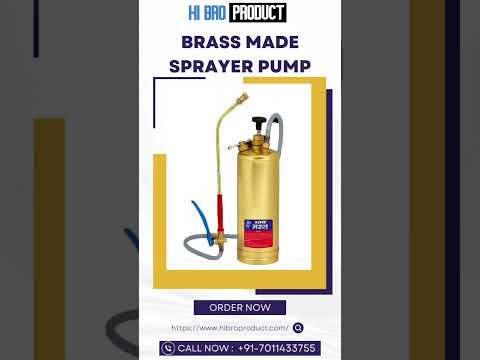 Brass Speed Agricultural Sprayer Pump
