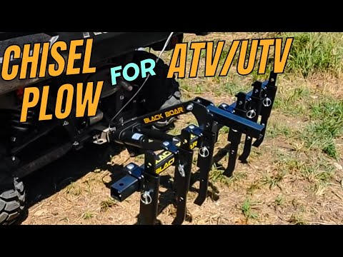 Chisel Plow for ATV or Side by Side - Black Boar Chisel Plow Implement Review
