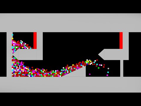 Shutter Crush + Proliferation - Survival Marble Race in Algodoo