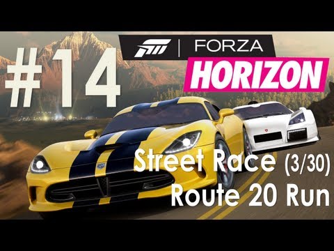 Forza Horizon - Walkthrough Part 14 - Street Race (3/30) - Route 20 Run