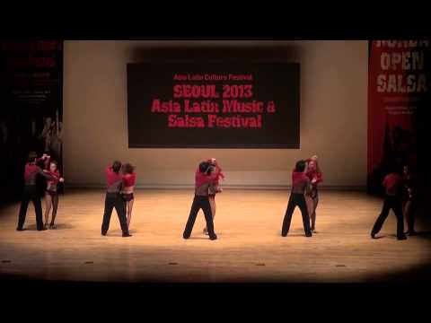 2013Asia Latin Music & Salsa Festival Korea open salsa championships F.O.S (안무 춤의 문 노랑강사)