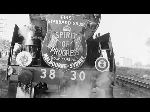 First standard gauge passenger line, April 1962