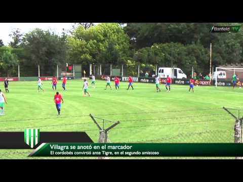 Gol de Claudio Villagra - Amistoso de Pretemporada Banfield 1 - Tigre 1