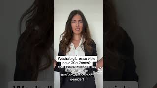 Weshalb gibt es so viele neue 30er Zonen? #anwalt #rechtsanwalt #rechtsfragen #shorts