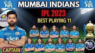 IPL 2023 Mumbai Indians Best Playing 11 | MI Best 11 For IPL 2023 | MI Best Playing 11