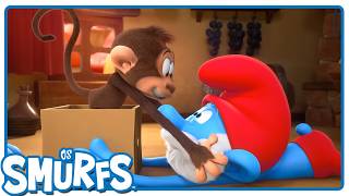 Um macaco na vila! O que aconteceu? • Os Smurfs  • Brasil