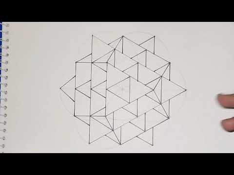 How to draw 3d triangle impossible - simple drawing tutorial