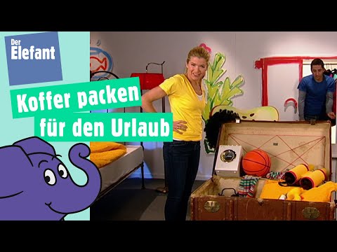 Anke fährt in den Sommerurlaub und packt Koffer | Der Elefant | WDR