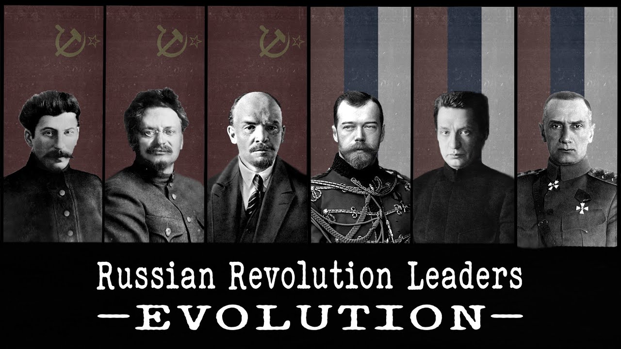 🌍 Russian Revolution / Civil War LEADERS EVOLUTION