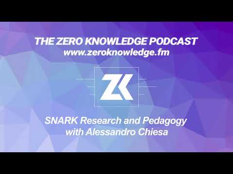 SNARK Research & Pedagogy with Alessandro Chiesa