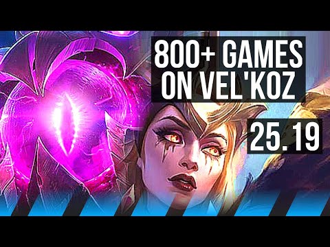 VEL'KOZ vs LEBLANC (MID) | 800+ games | EUW Master | 25.19