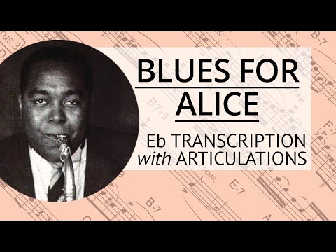 The Perfect Balance of Blues and Bop | Charlie Parker - Blues for Alice Jazz Solo Transcription
