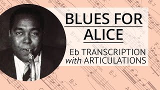 The Perfect Balance of Blues and Bop | Charlie Parker - Blues for Alice Jazz Solo Transcription
