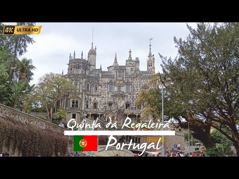 🇵🇹 Explore Quinta da Regaleira , Sintra | 4K Walking Tour of Portugal ’s Most Mysterious Palace