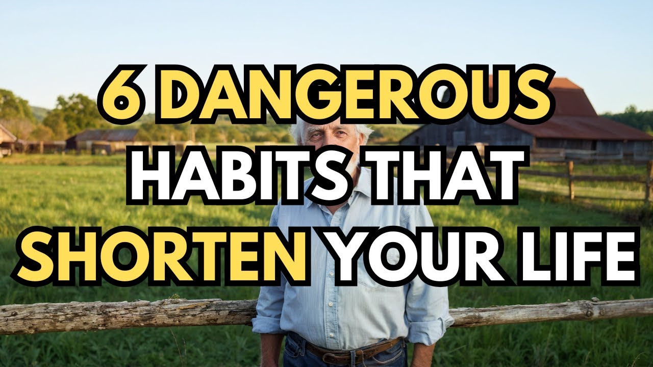 If you are 70-80 years old: Give up 6 dangerous habits that shorten your life for a healthier life.