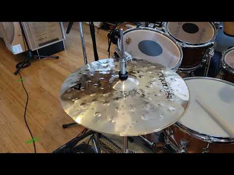 (SOLD) Cymbals - Istanbul Agop 15" XIST Dry Dark Brilliant Hi Hats
