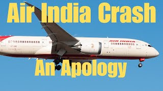 Acidente da Air India - Episódio 186 - Um Pedido de Desculpas
