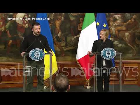 Ukraine, Zelensky to PM Meloni: "Thank you Giorgia, I will never forget the help"