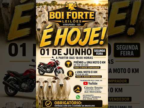 BOI FORTE LEILOES UIRAPURU-GO 01/06/2026