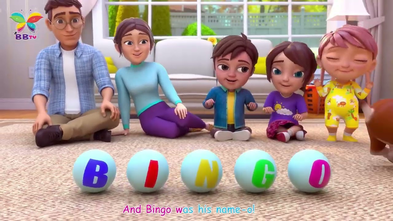 Bingo Was Name O Nursery Rhymes Kids Songs Poem - Split Arts Technologies