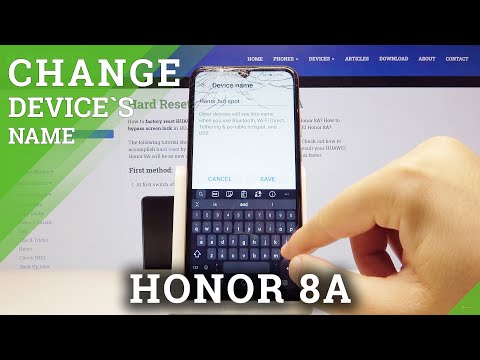 How to Rename HONOR 8A – Change Device Name