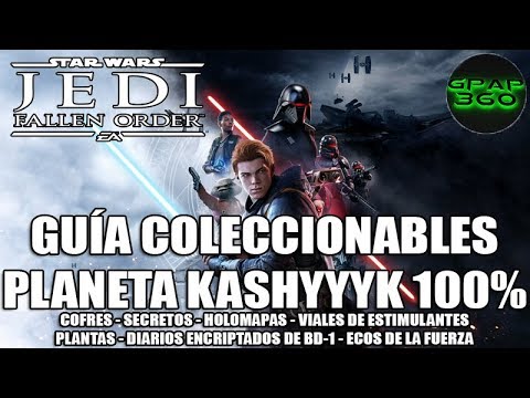 Star Wars Jedi: Fallen Order | Guía coleccionables planeta Kashyyyk 100% (Cofres, Secretos, Ecos...)