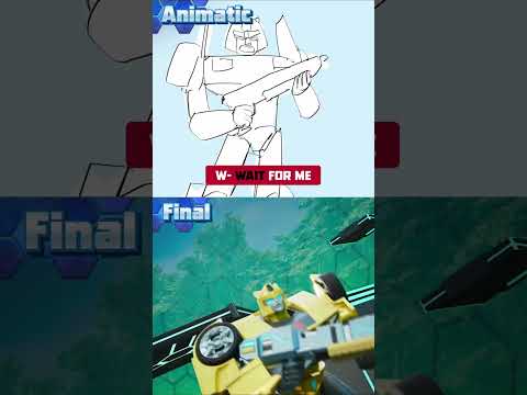 Animatic VS Final | Target Shooting Challenge | Transformers: CYBERWORLD