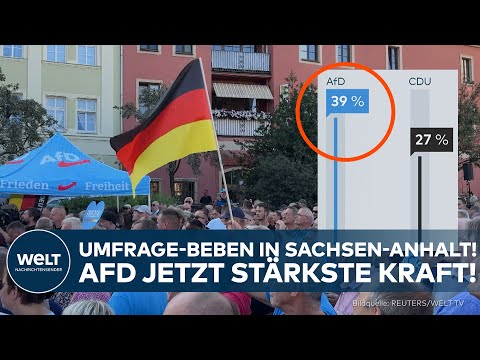 SACHSEN-ANHALT: Umfrage-Beben! AfD überholt CDU deutlich! – Bundesregierung kommt nicht an!