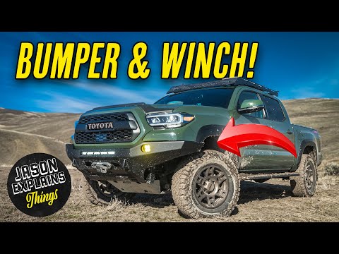STEP-BY-STEP GUIDE!  Toyota Tacoma CBI Bumper and Winch Install!