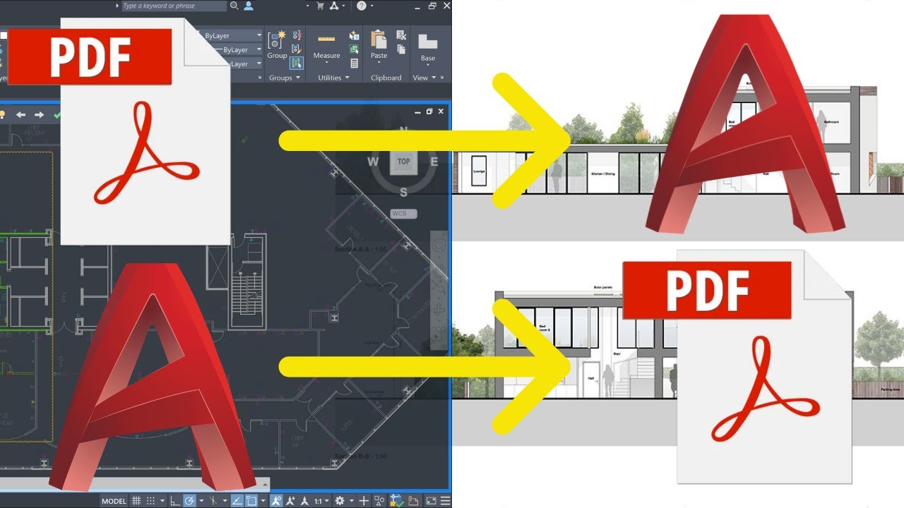 How to Convert DWG to PDF and PDF to DWG (With LAYERS)