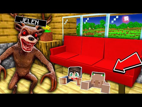 Rage i Kovalski SE KRIJU ISPOD Kreveta OD STRAŠNOG JELENA Iz 99 Noci u Sumi U MINECRAFTU!!
