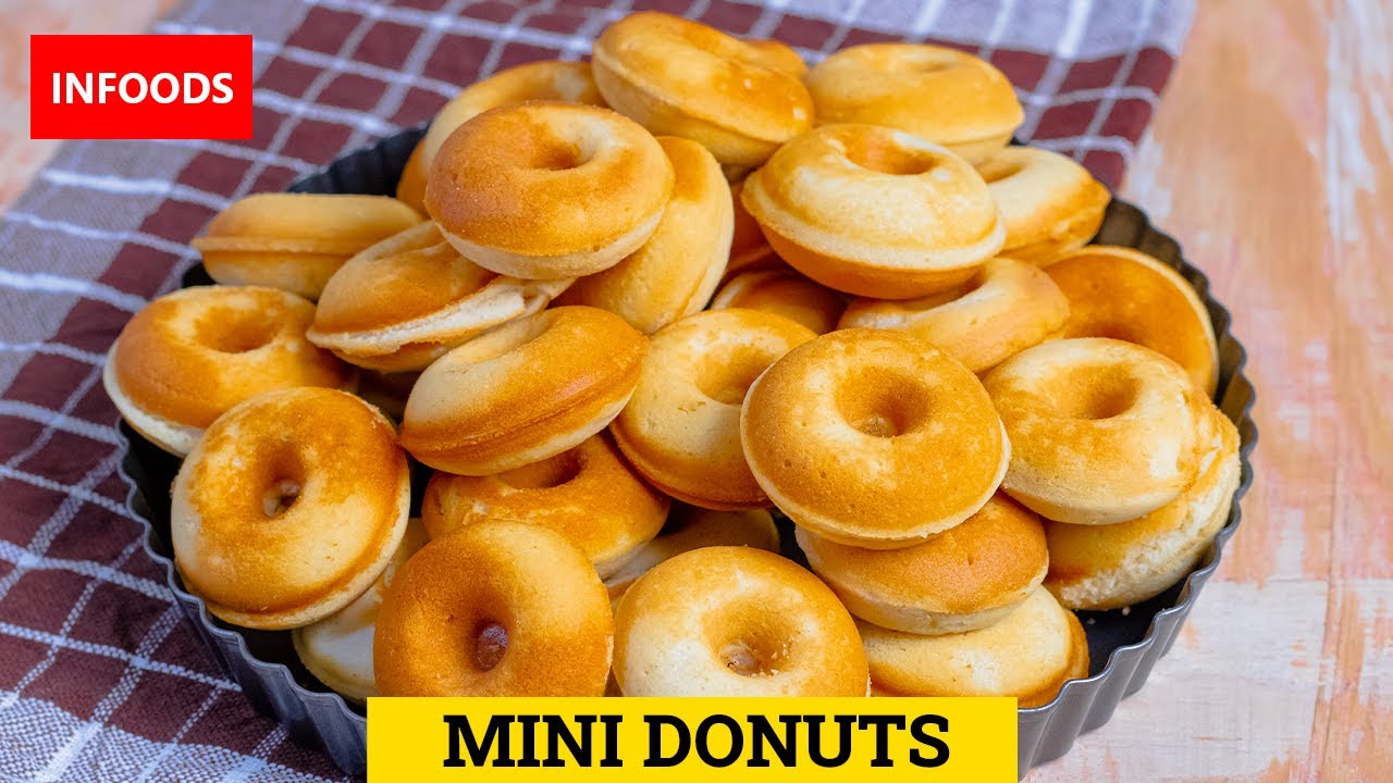 Mini Donuts Recipe using a Donut Maker | How to Make Mini Donuts | Donut Maker Recipes | Infoods