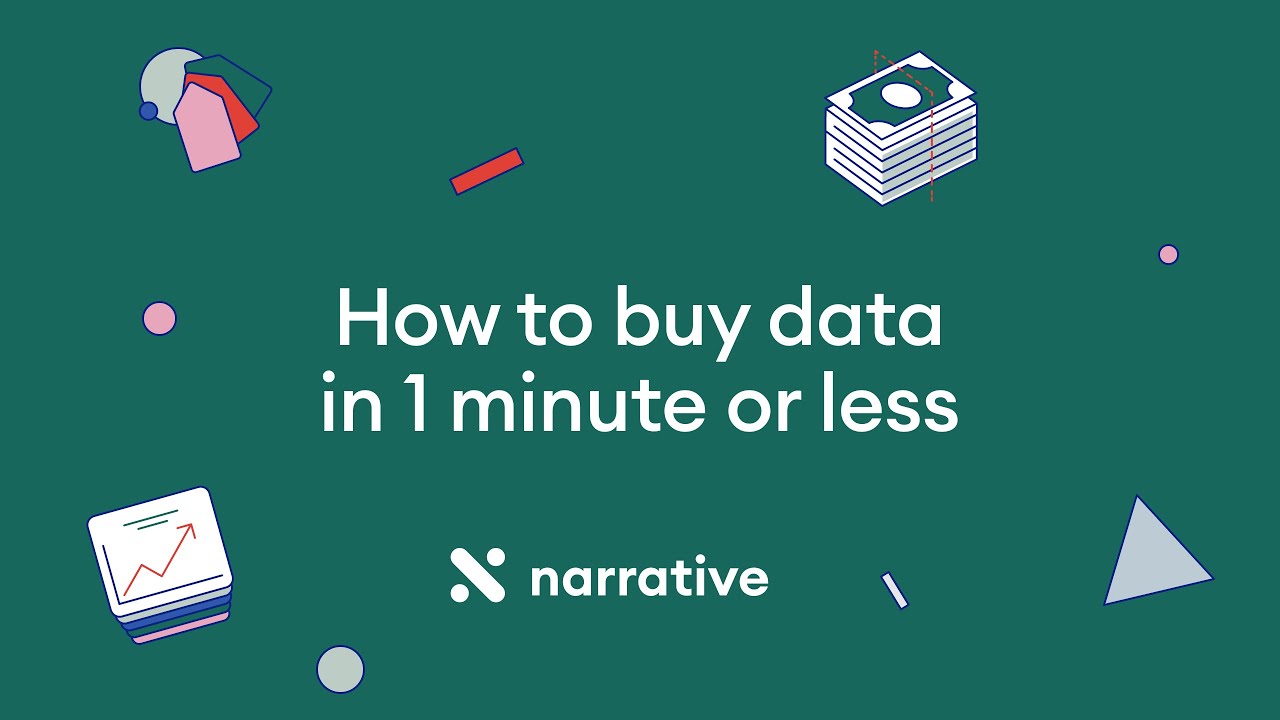 How to Buy Data in 1 Minute or Less