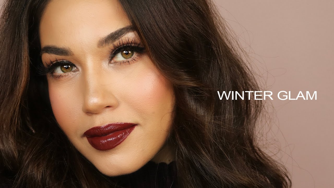 EASY WINTER GLAM MAKEUP | Eman