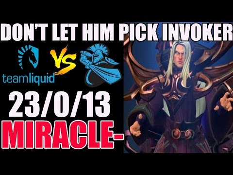 GOD OF INVOKER Miracle  9k MMR | Liquid vs Newbee | GAME 2 | DAC 2017 Highlight