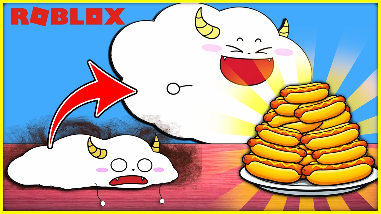 最強のおデブを目指せ！食べ物を大食いして巨大になった結果…【ロブロックス・ROBLOX】｜ゲーム実況｜★サンサンキッズGAMES★