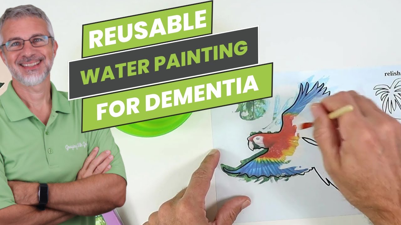 Engaging Reusable Art Set for Dementia - Relish Magnificent Birds Aquapaint Review