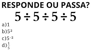 MATEMÁTICA BÁSICA - QUANTO VALE A EXPRESSÃO❓