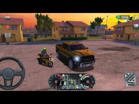 Dodge Ram 4x4 SUV🚖🤑 - Taxi Sim 2022 || 4X4 CARS RICH UBER DRIVER City Car Driving Games