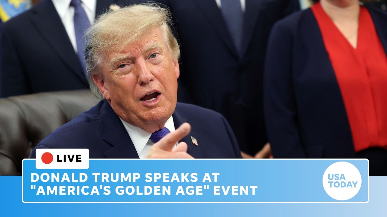 Live: Trump announces 'America.gov' website at 'America's Golden Age' event
