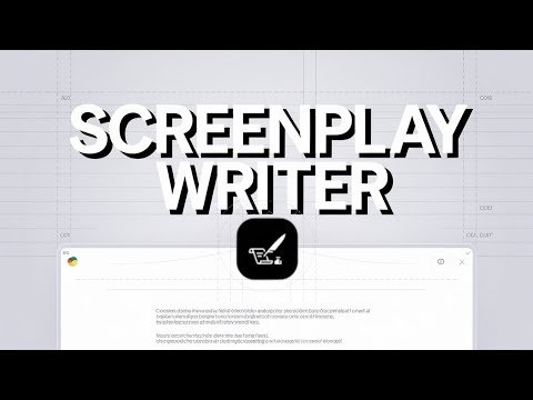 Watch the Screenplay Writer Demo