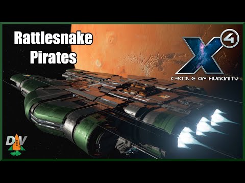 Rattlesnake Pirates in Project Genesis Ep 19 X4 Foundations 4.0 Cradle of Humanity