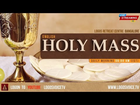 Holy Mass ( English ) | Holy Mass | 08- May -2024 | Logos Retreat Centre, Bangalore