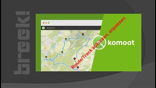 Komoot Route abkürzen und anpassen