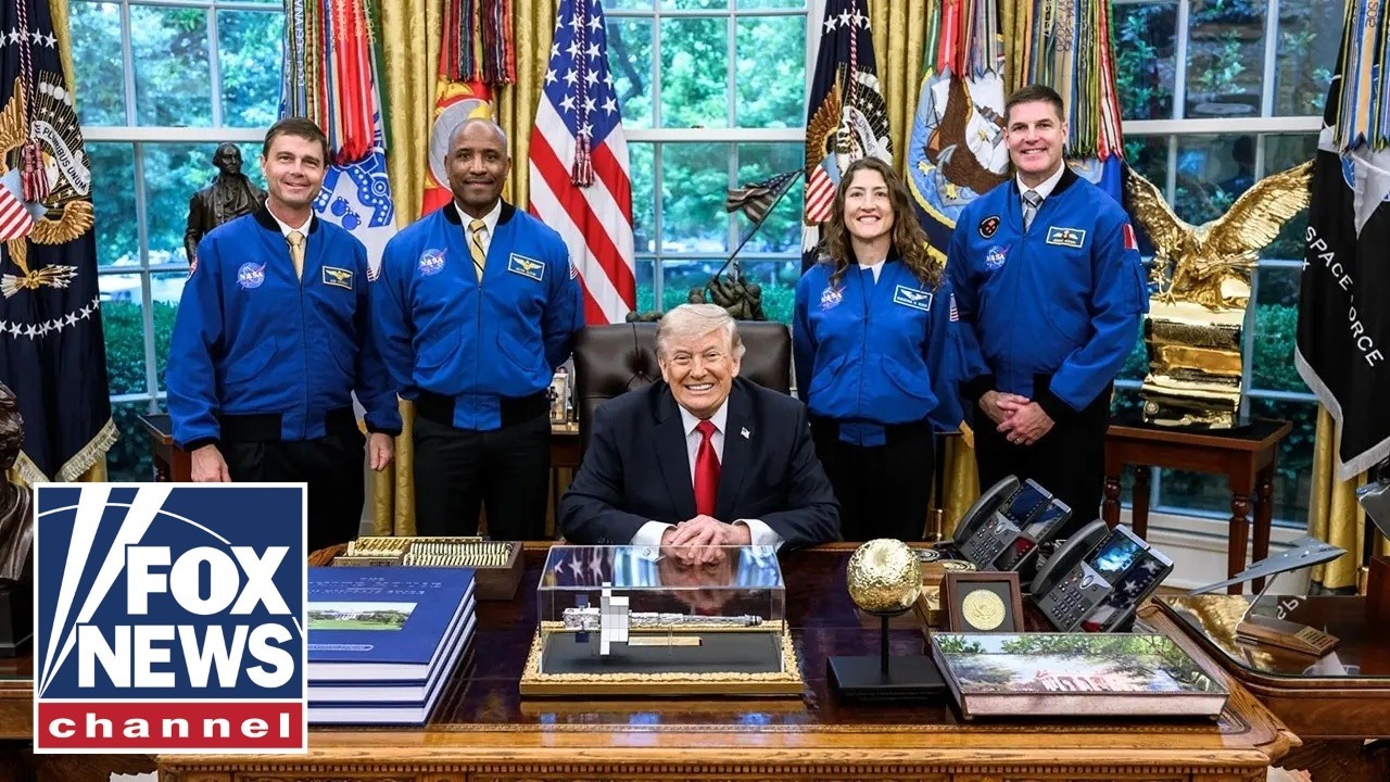 WATCH LIVE: Trump honors Artemis II crew at NASA’s Johnson Space Center