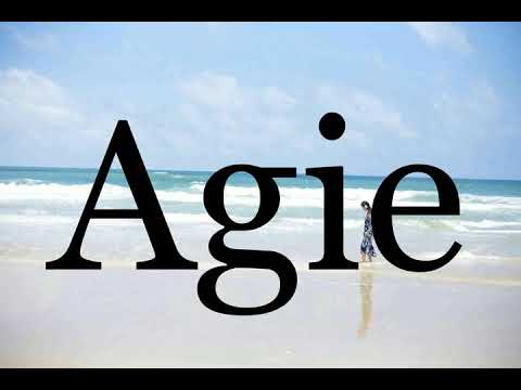 How To Pronounce Agie🌈🌈🌈🌈🌈🌈Pronunciation Of Agie