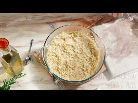 Couscous solto sem usar fogão