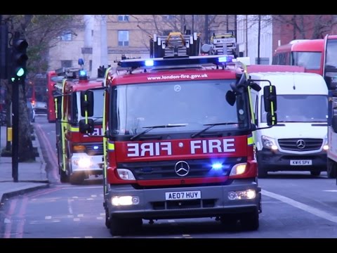 London Fire Brigade respond to fire alert at Underground Station